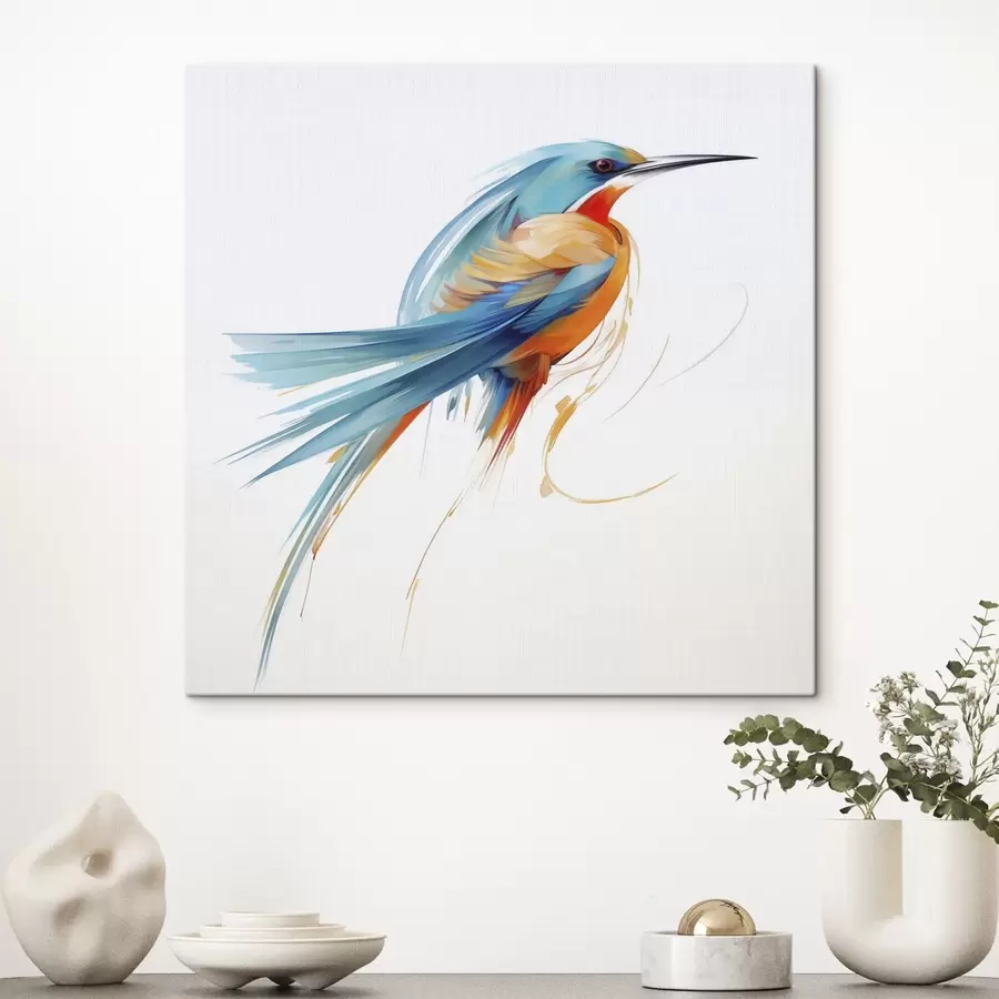  Peintures Oiseau abstrait, reproduction d'un tableau s50782