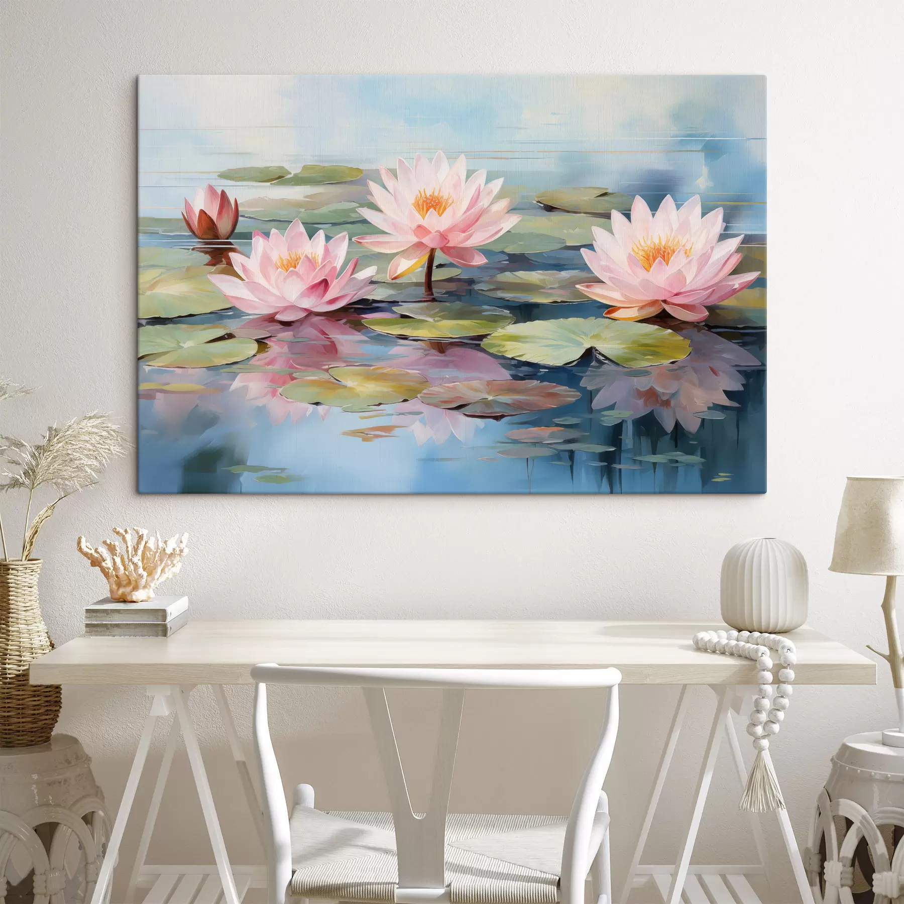  Peintures Fleurs de lotus s50804