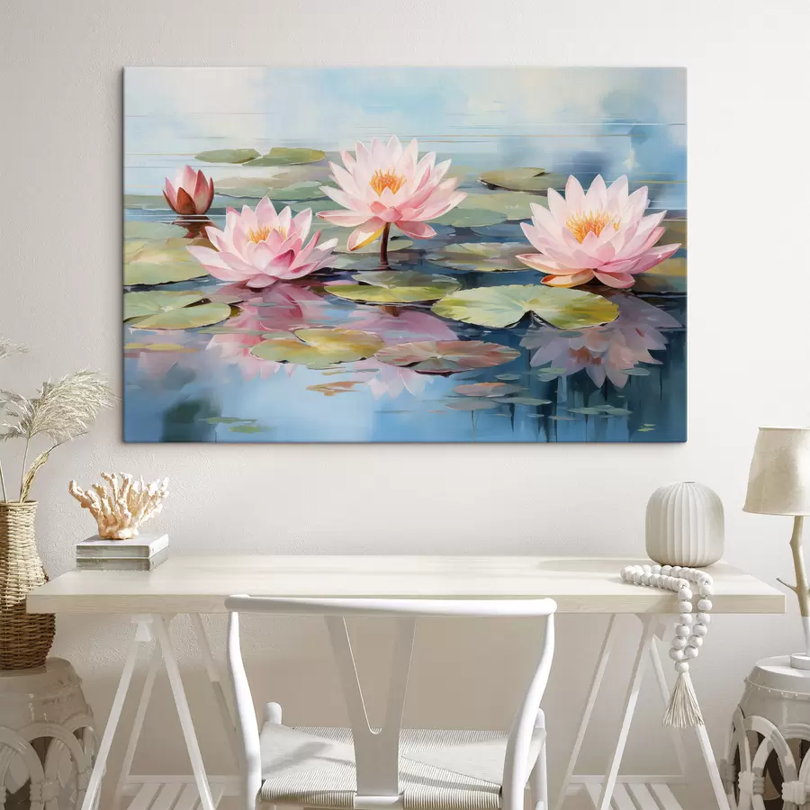  Peintures Fleurs de lotus s50804