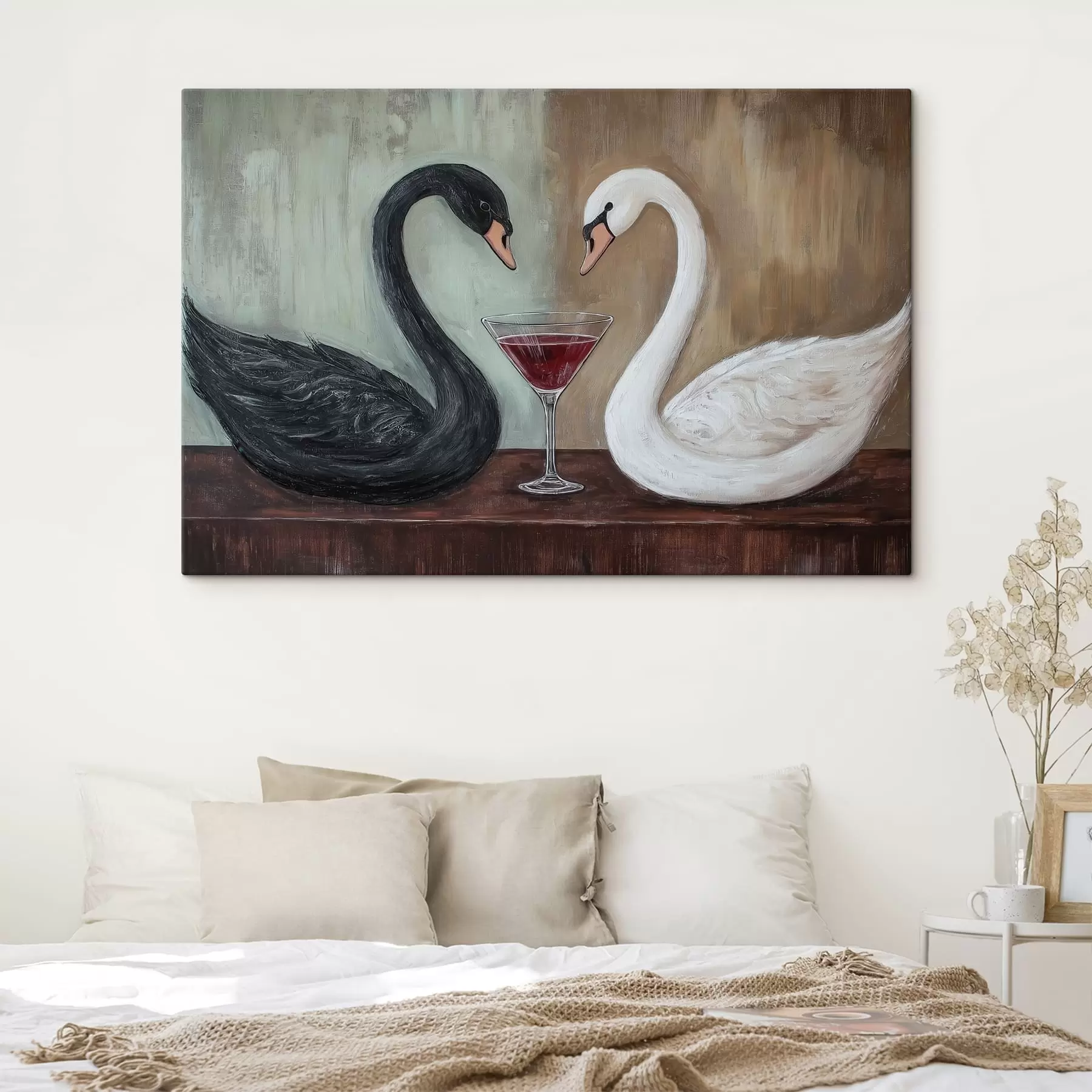  Peintures Cygnes s50813