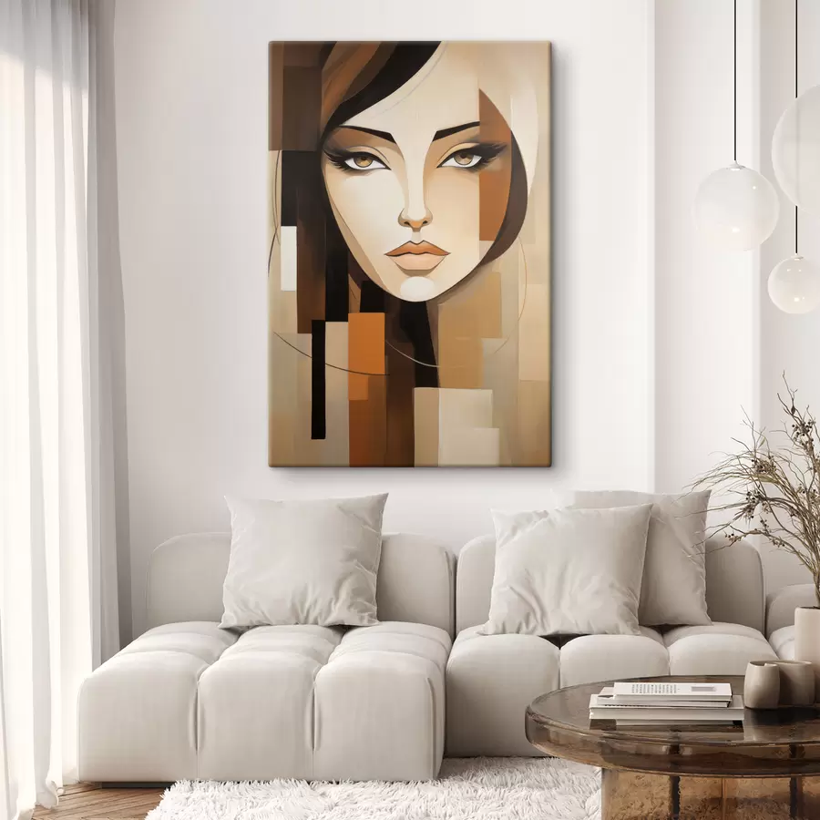  Peintures Portrait abstrait d'une femme s50821