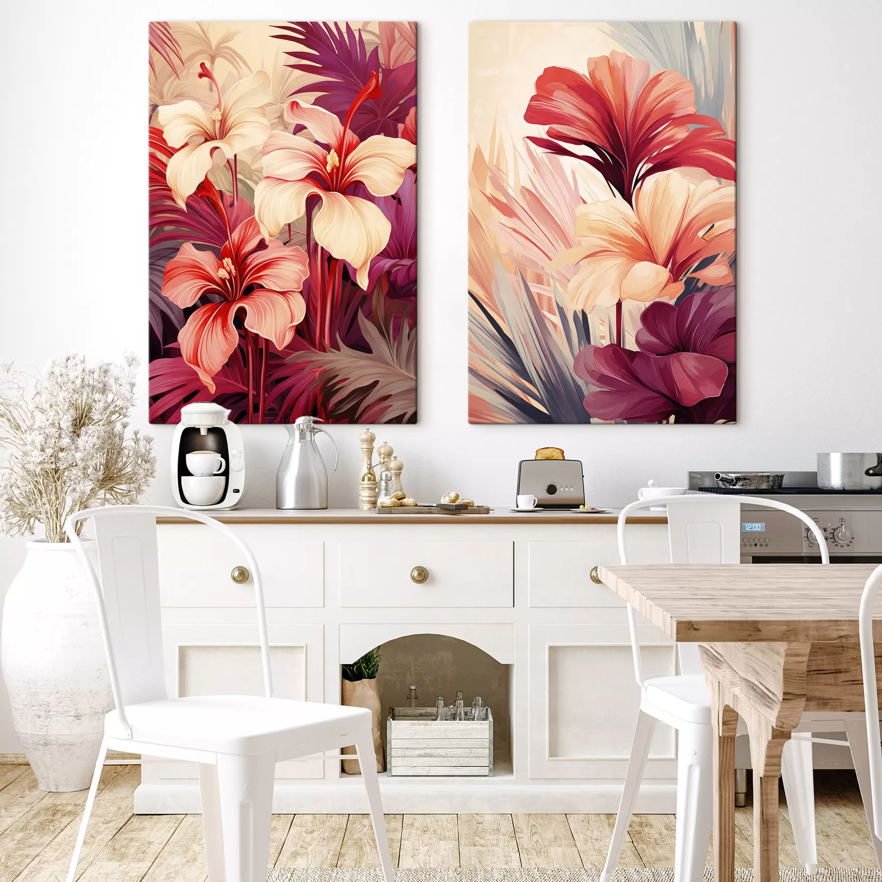  Peintures Feuilles abstraites m31019