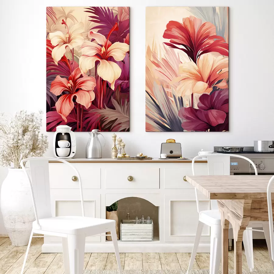  Peintures Feuilles abstraites m31019