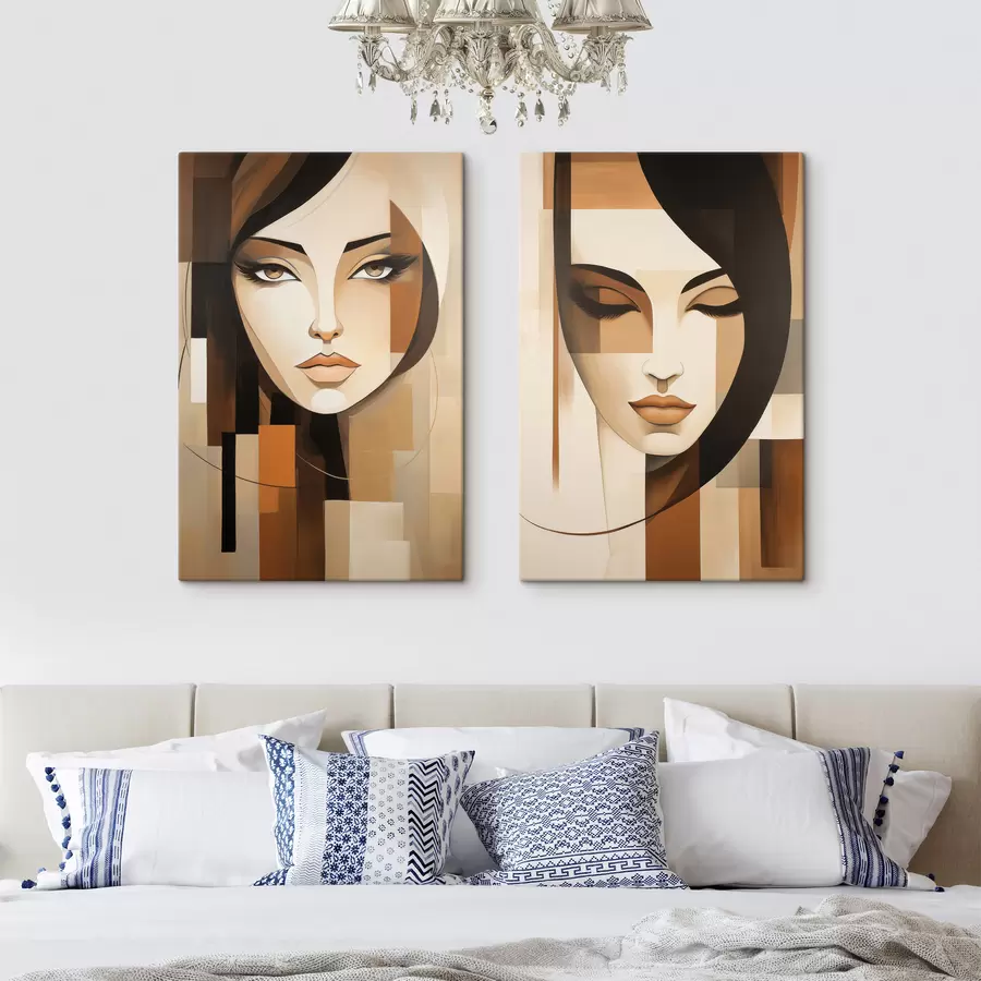  Peintures Portraits abstraits m31020