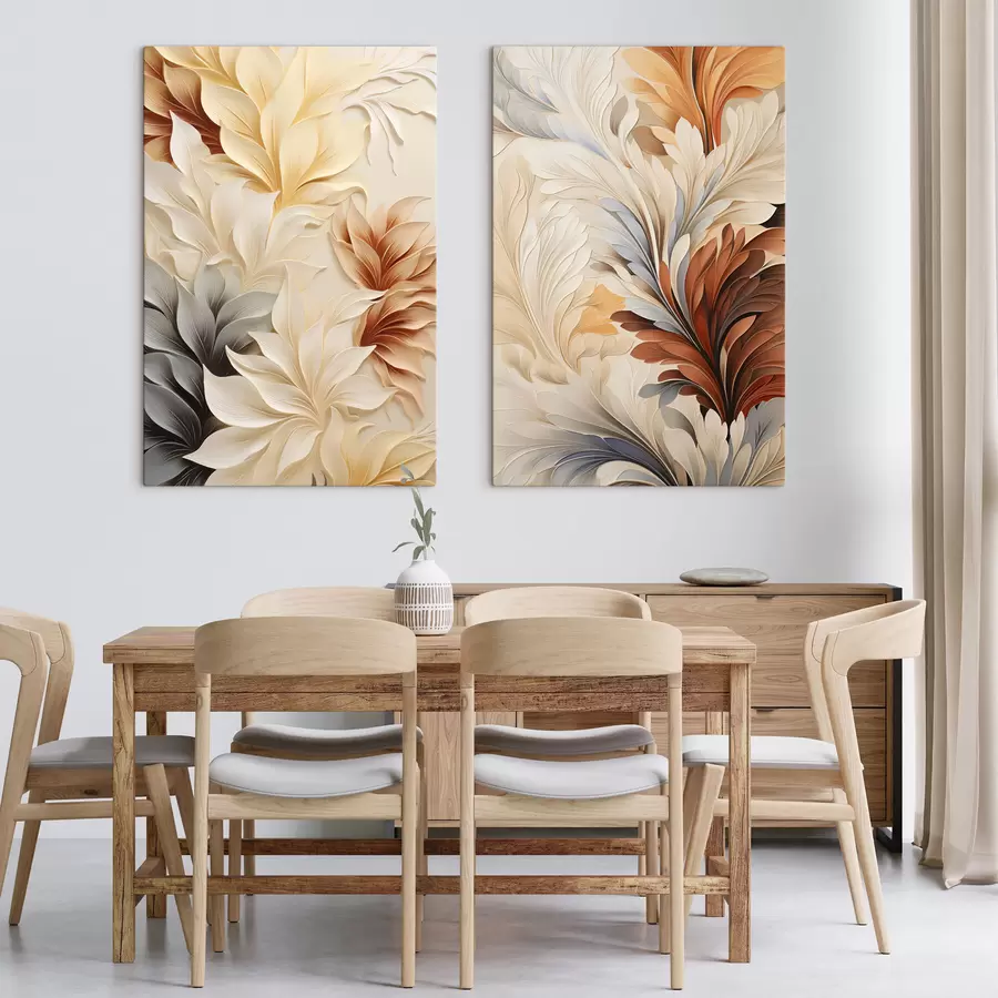 Fotobehang Abstracte bladeren m31022