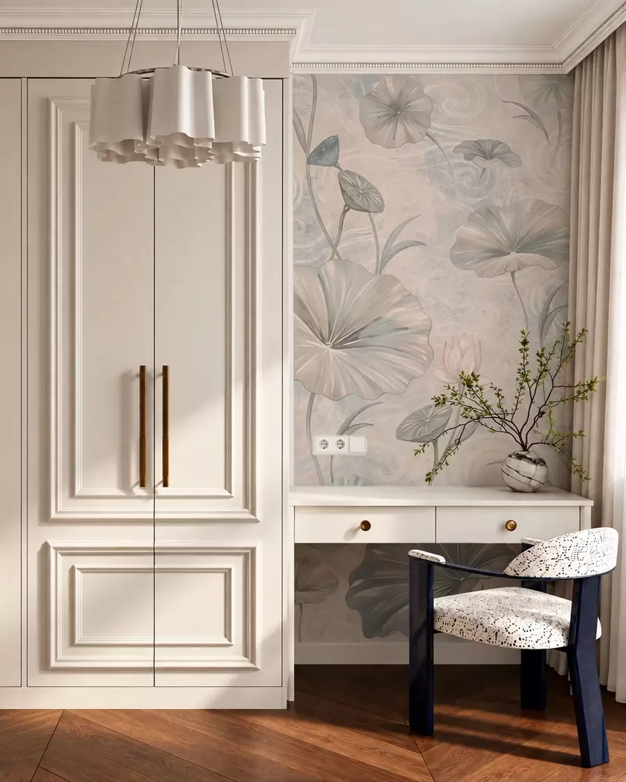 Fotobehang Lotus in pastel w05808