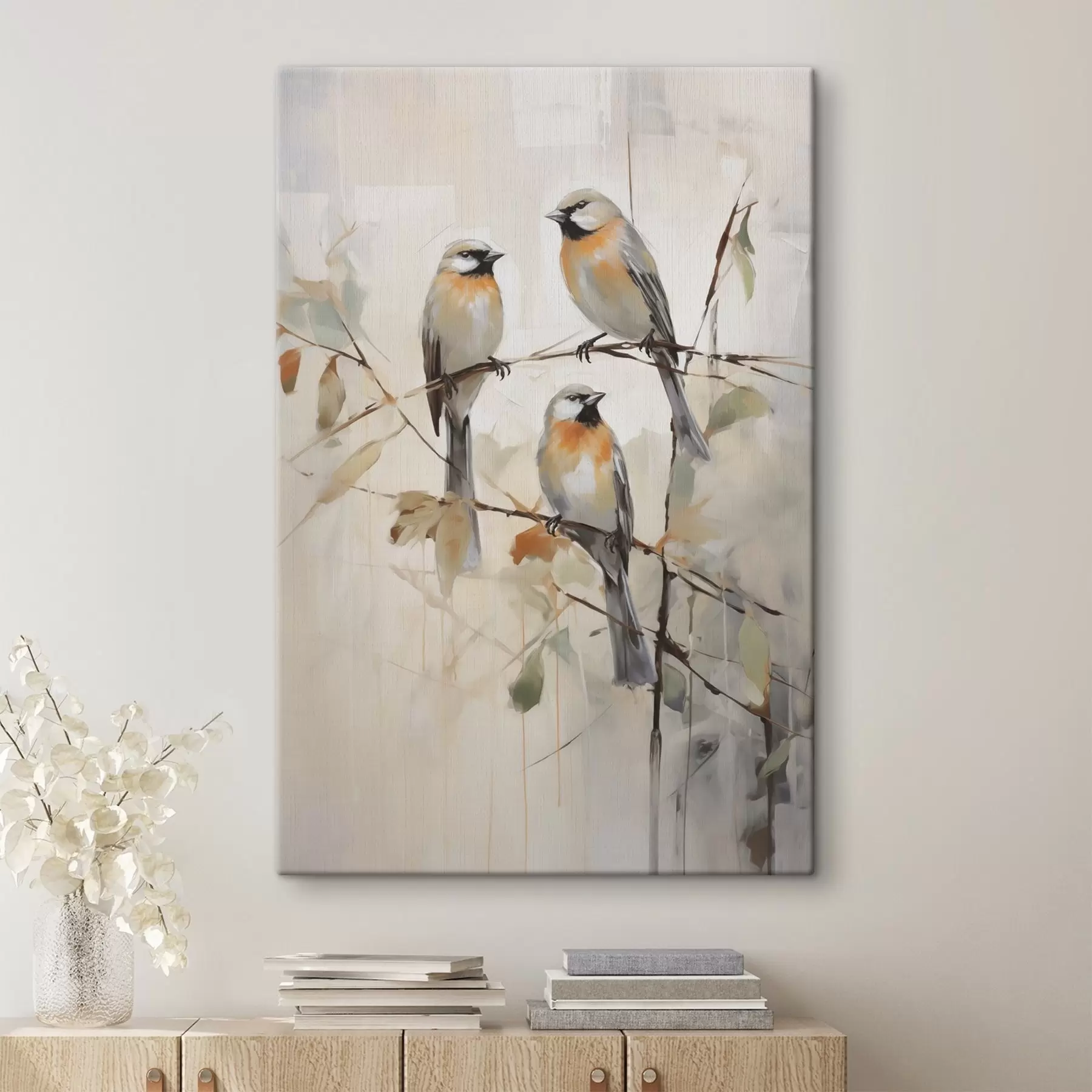 Peintures Petits oiseaux, peinture d'imitation s50839