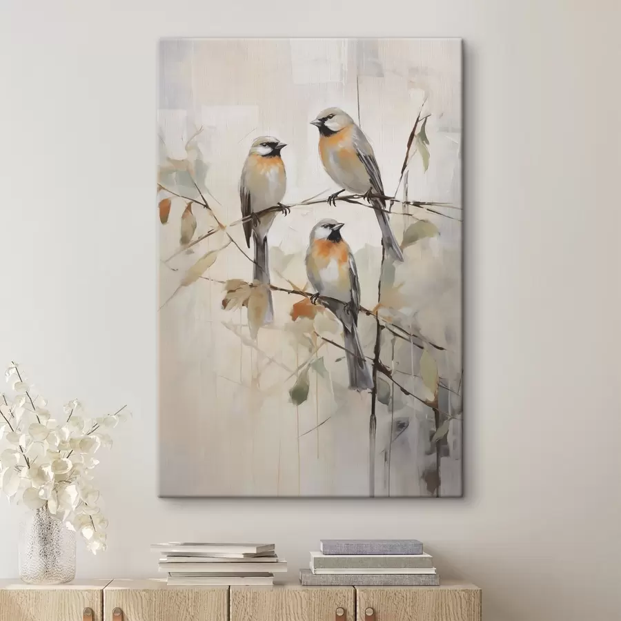 Peintures Petits oiseaux, peinture d'imitation s50839