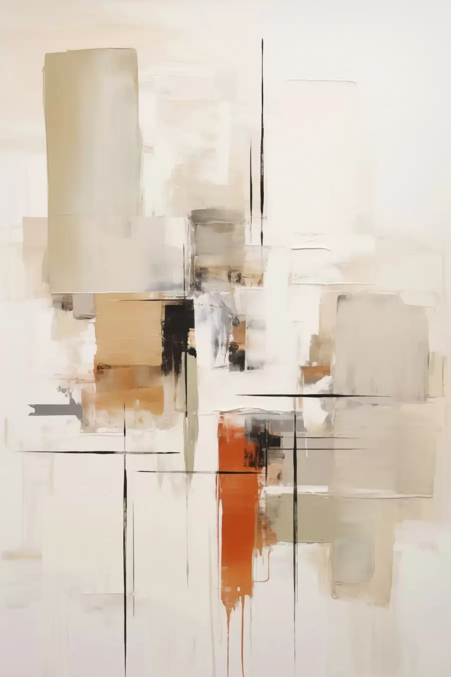 Papier peint photo Abstraction, imitation de la peinture f50847