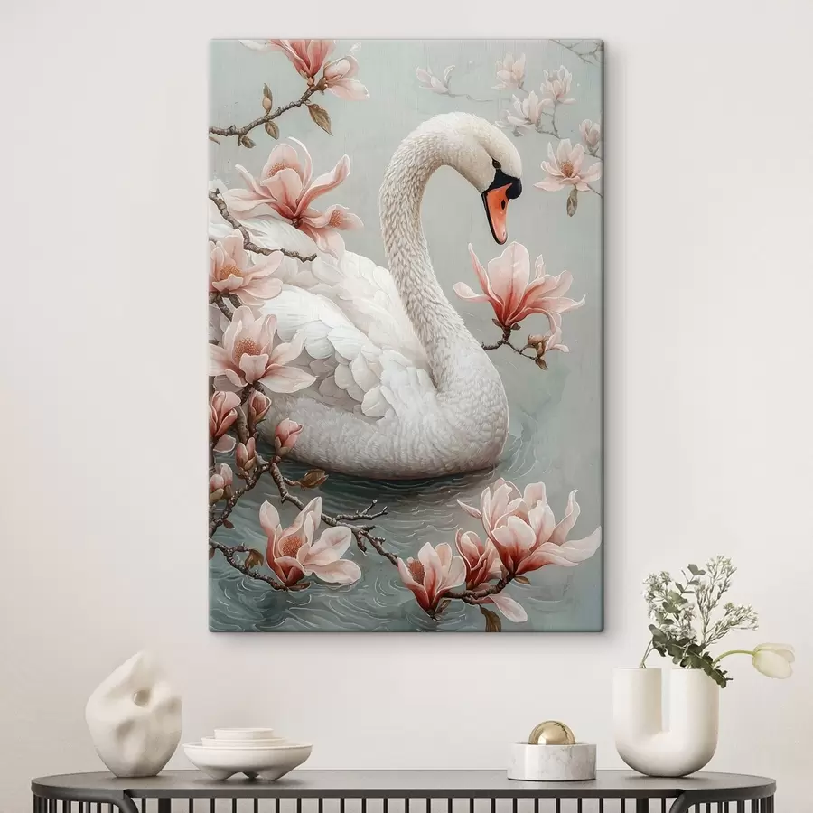  Peintures La grâce de Blanche-Neige au bord de l'eau s50754