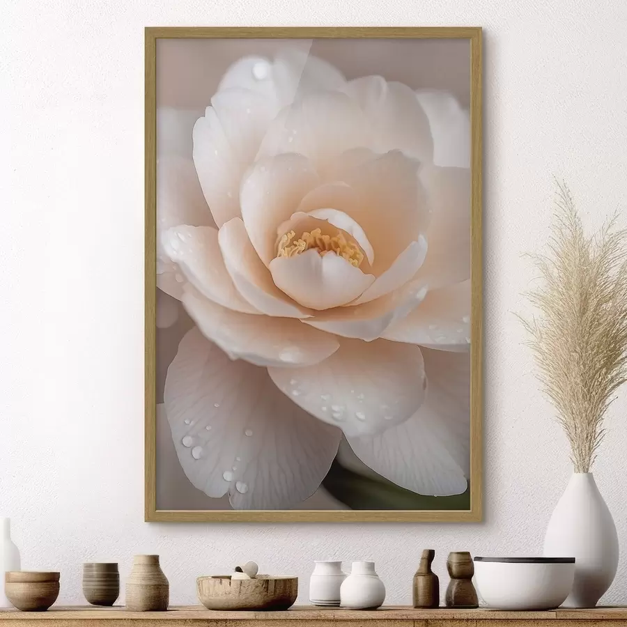 Papier peint photo Thé à la rose en poudre f50744