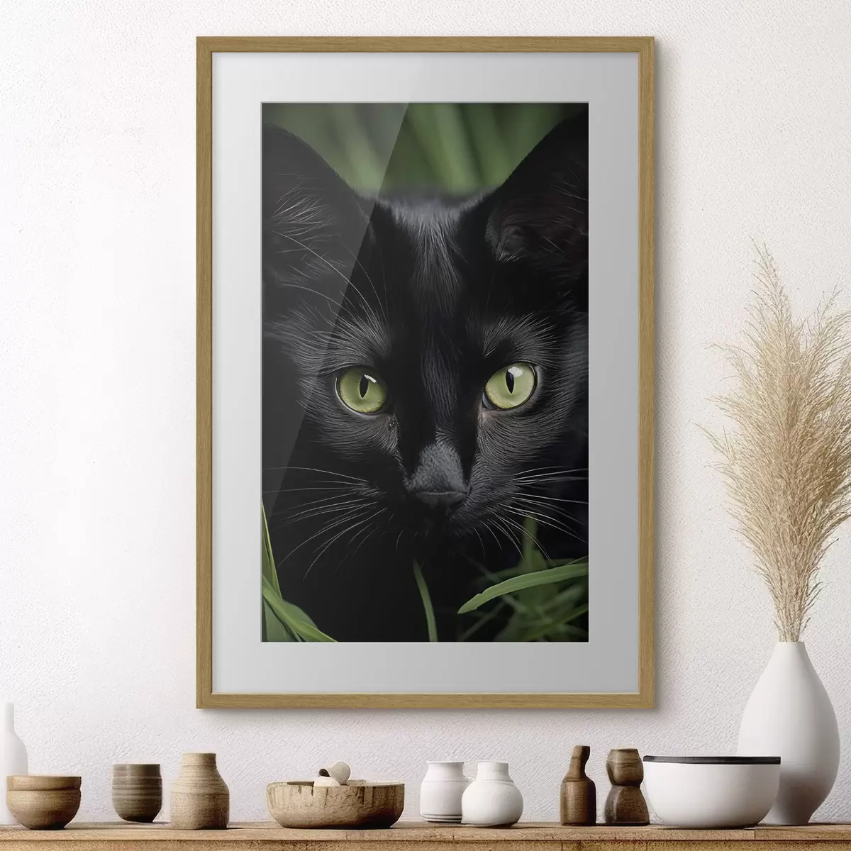 Poster Blik vanuit het groen f50761
