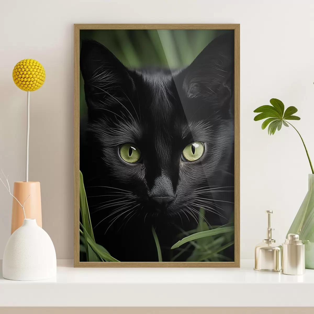 Poster Blik vanuit het groen f50761