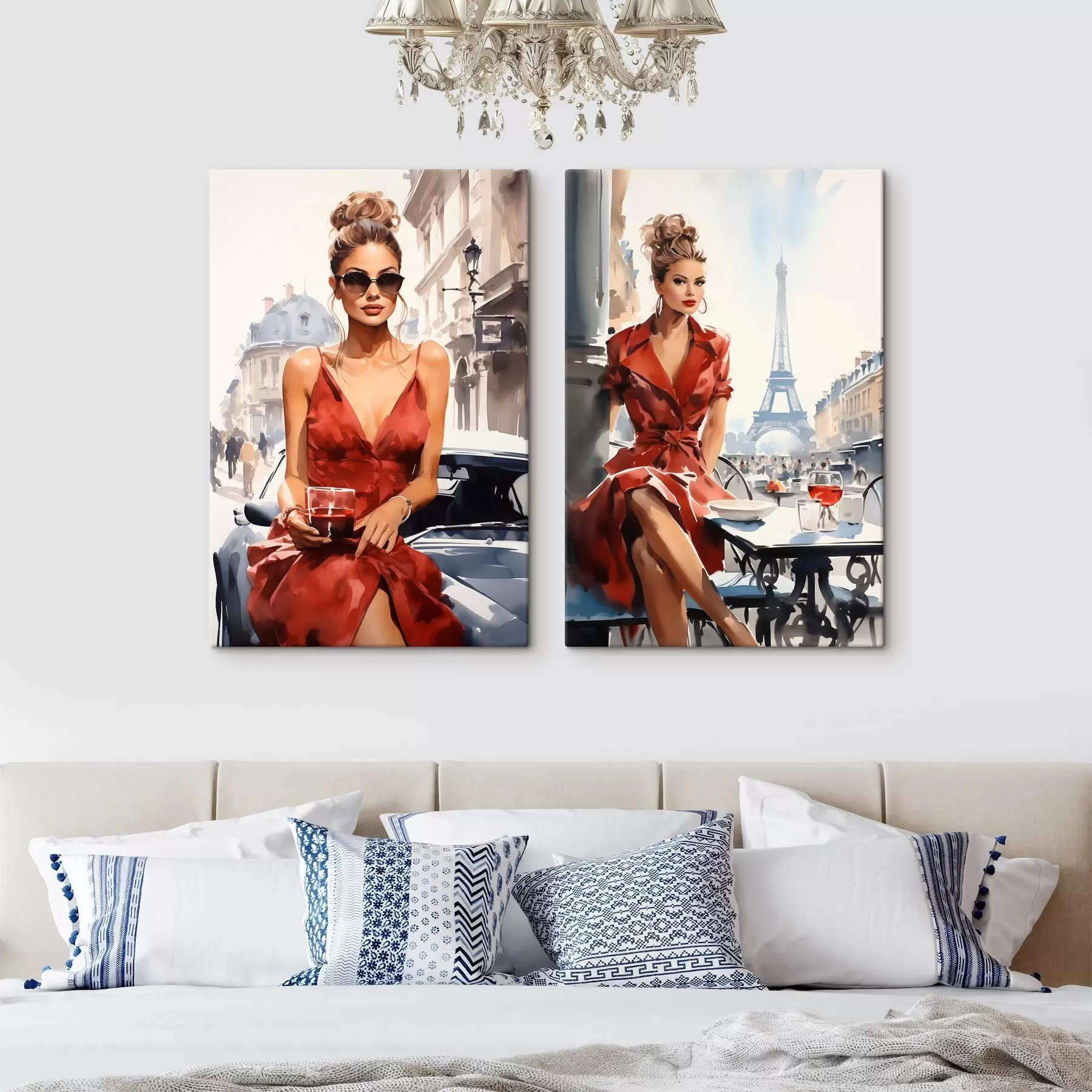  Peintures Chic et élégance parisiens m31000
