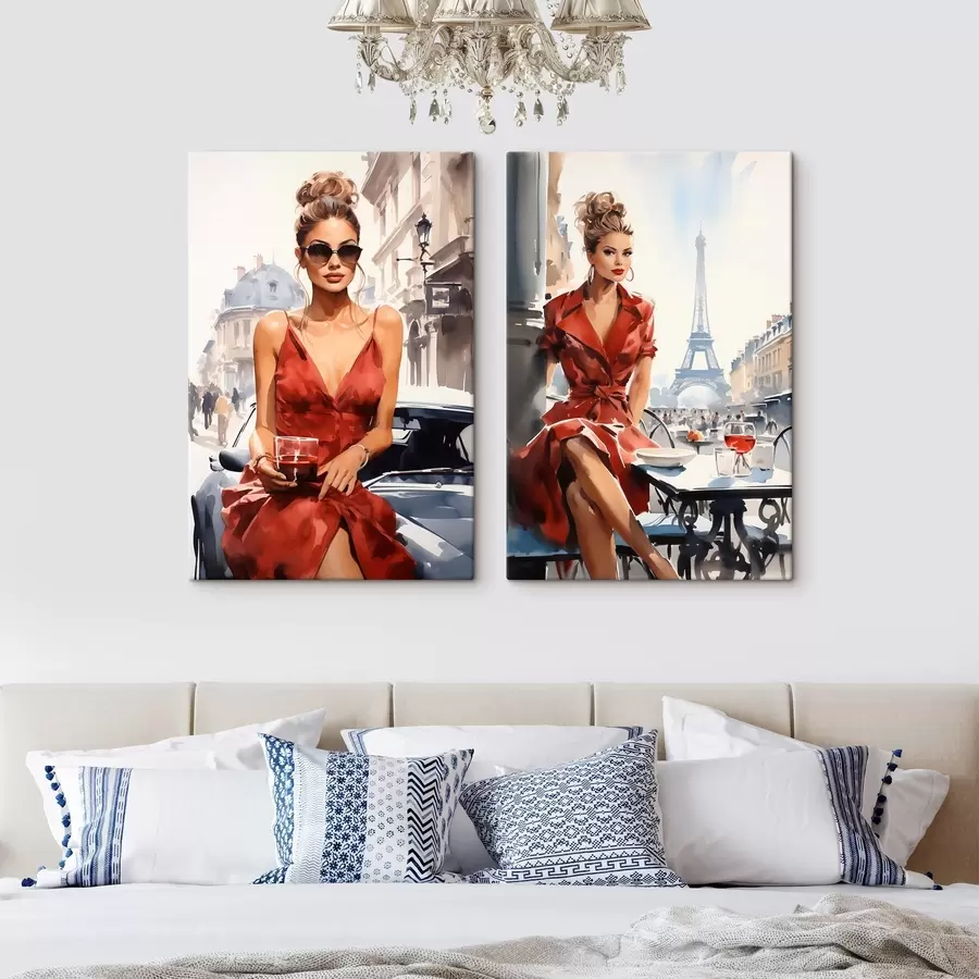  Peintures Chic et élégance parisiens m31000
