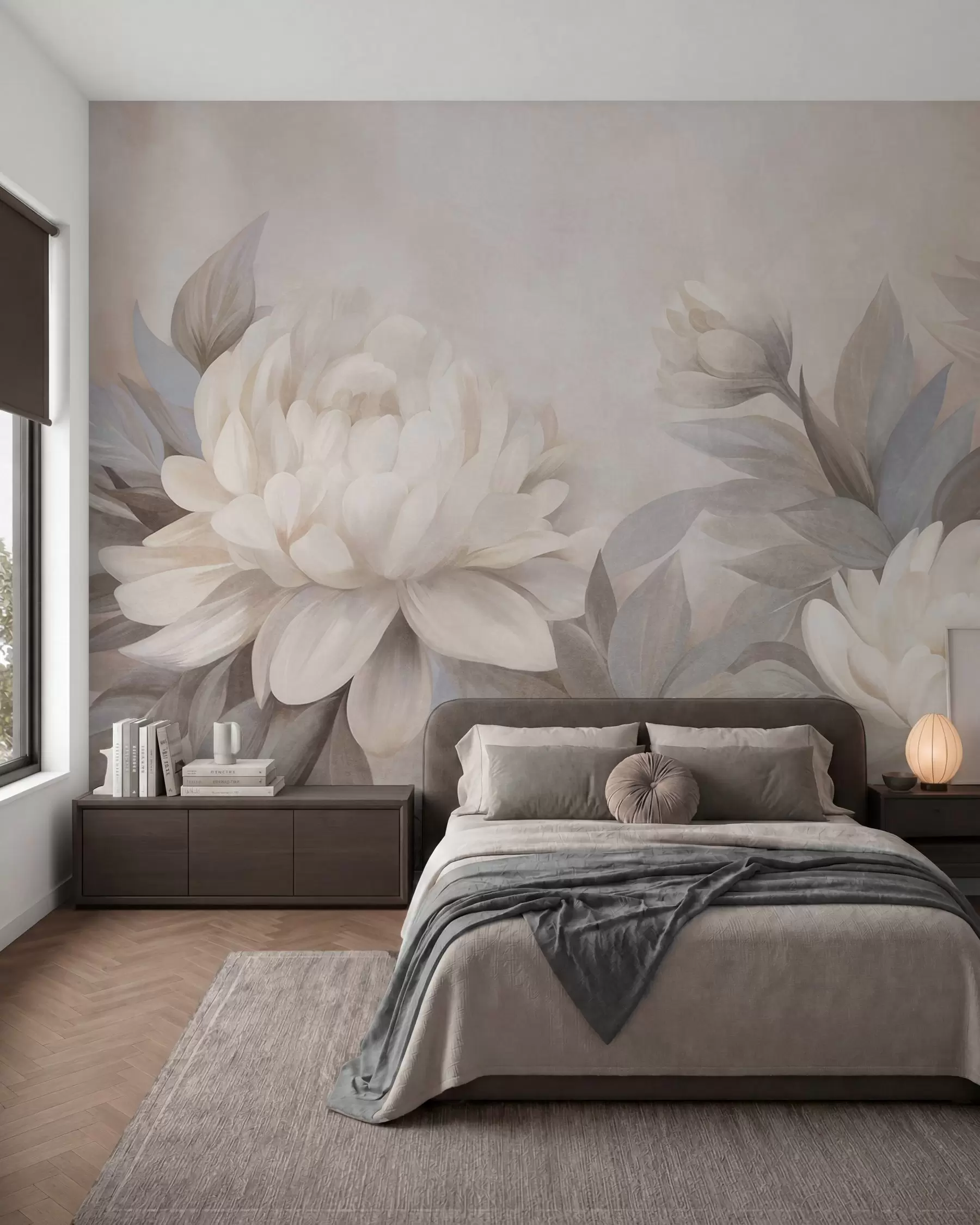 Papier peint photo Pivoines en pastel w10061