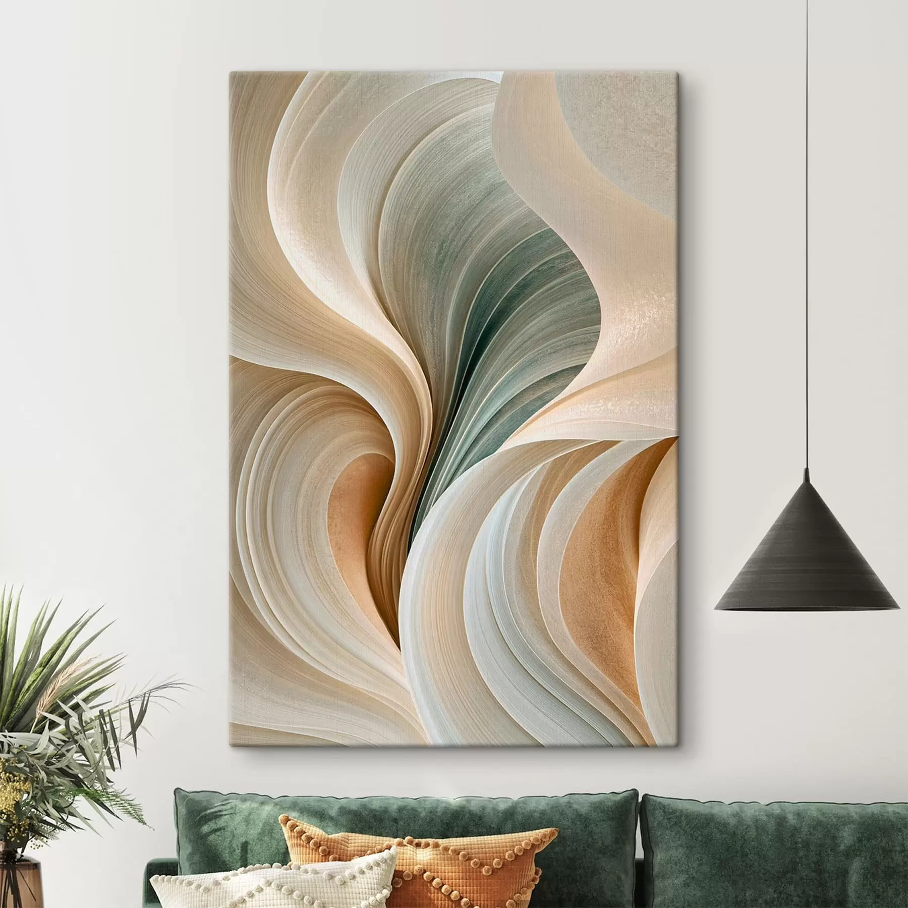  Peintures Vagues abstraites s50855