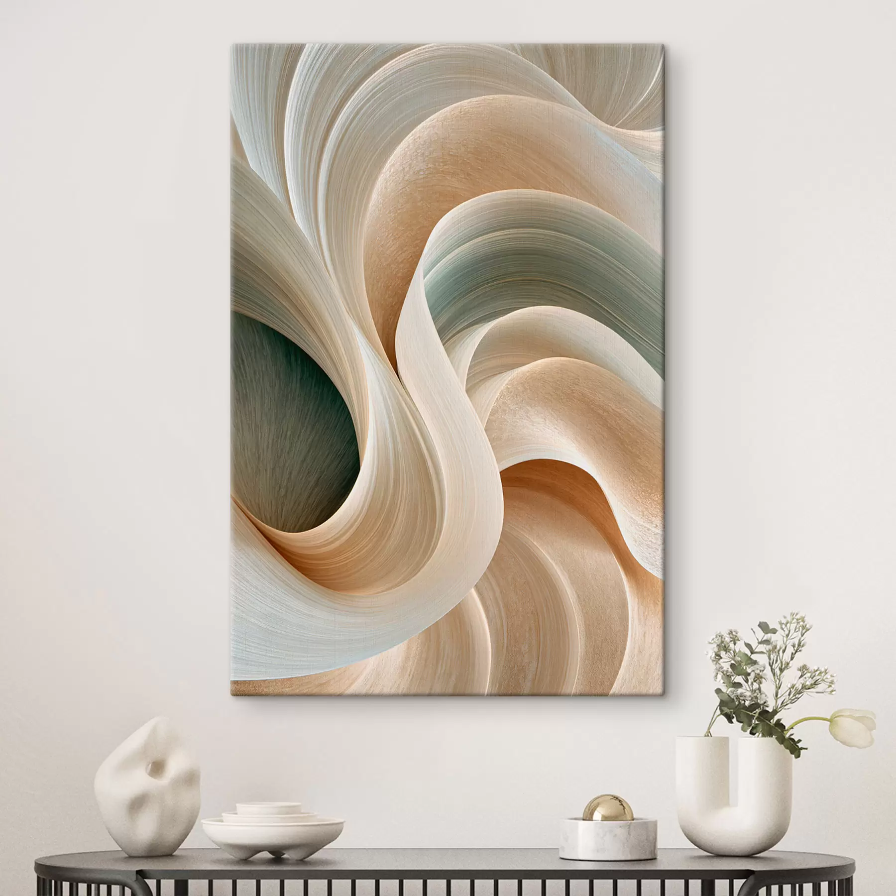  Schilderijen Abstracte, subtiele golven s50856
