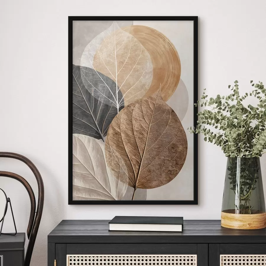 Papier peint photo Feuilles abstraites f50717