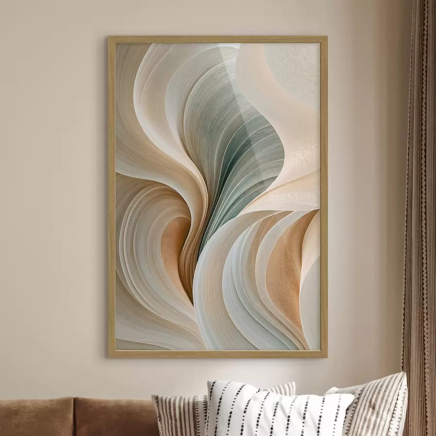 Papier peint photo Vagues abstraites f50855