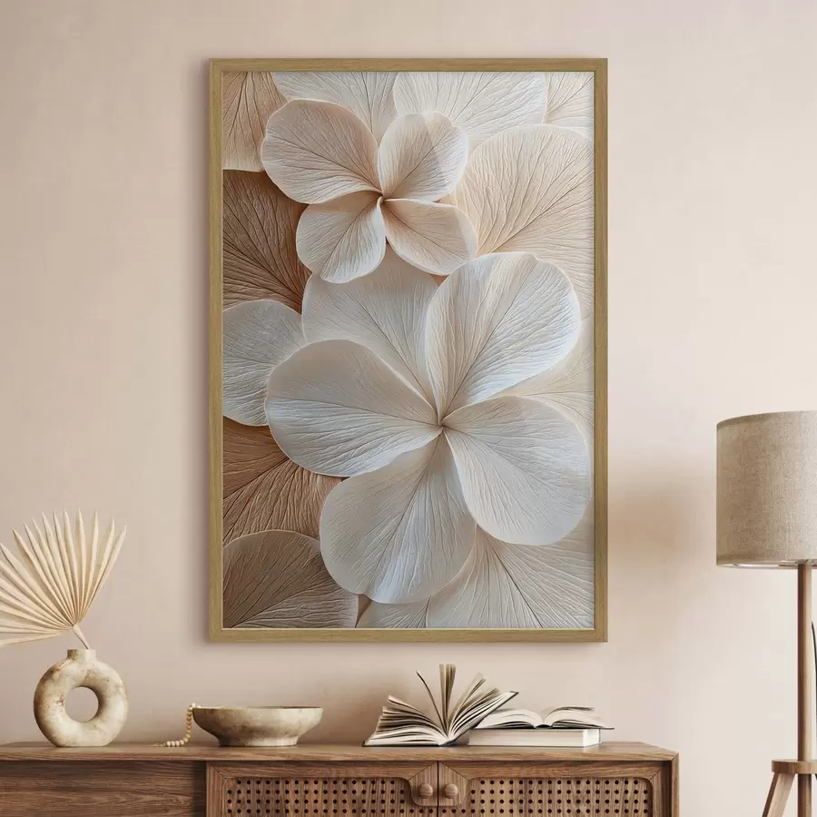 Papier peint photo Pétales de fleurs abstraits f50857