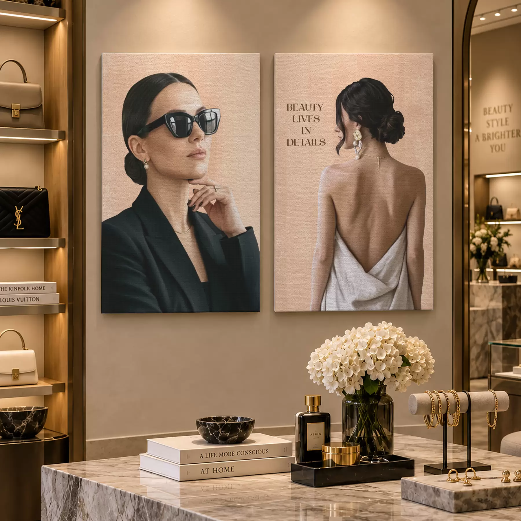  Peintures L'art de l'élégance féminine m30992
