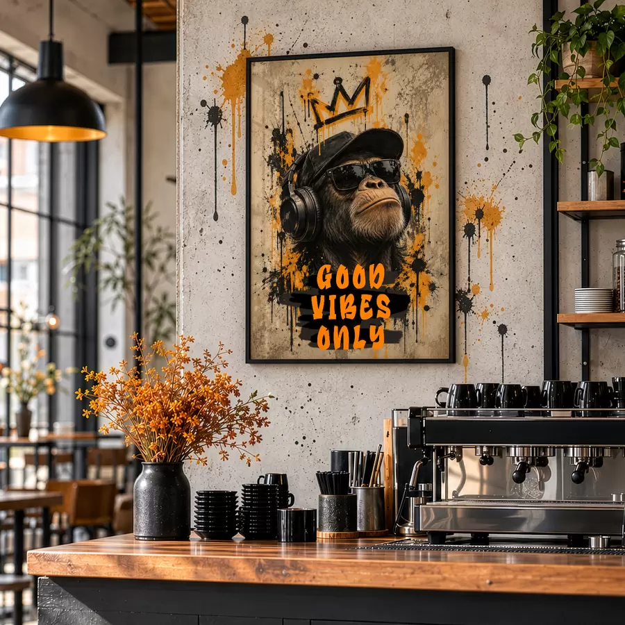 Fotobehang Koning van de goede vibes f50642