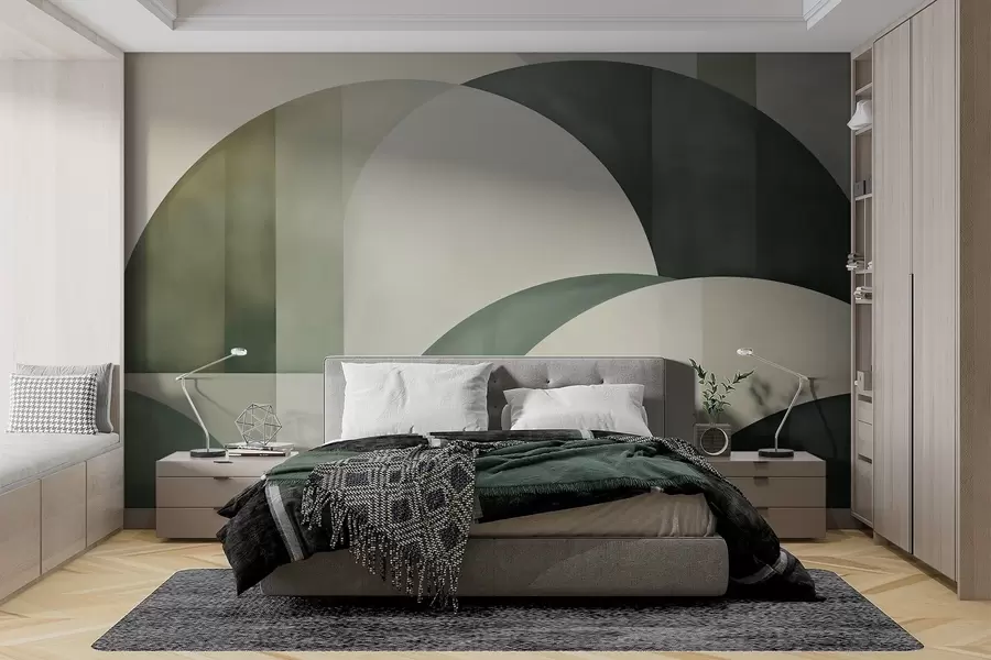 Fotobehang Geometrische abstractie w05943