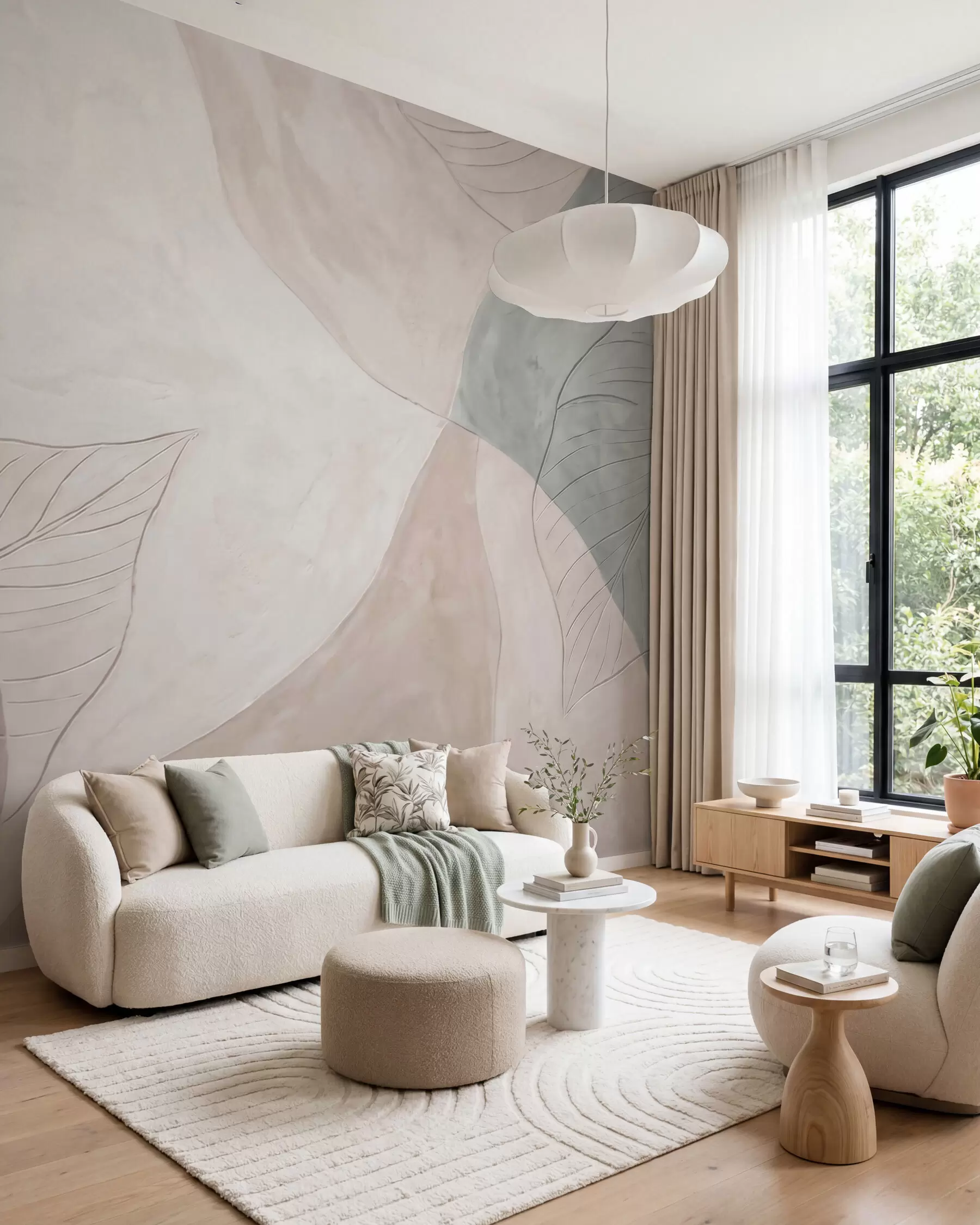 Fotobehang Bladeren en adem w10070