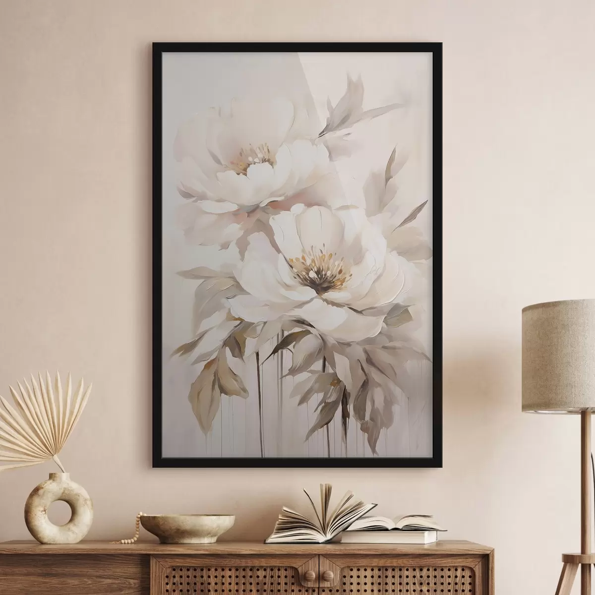 Affiche Une fleur gracieuse aux tons pastel f50911