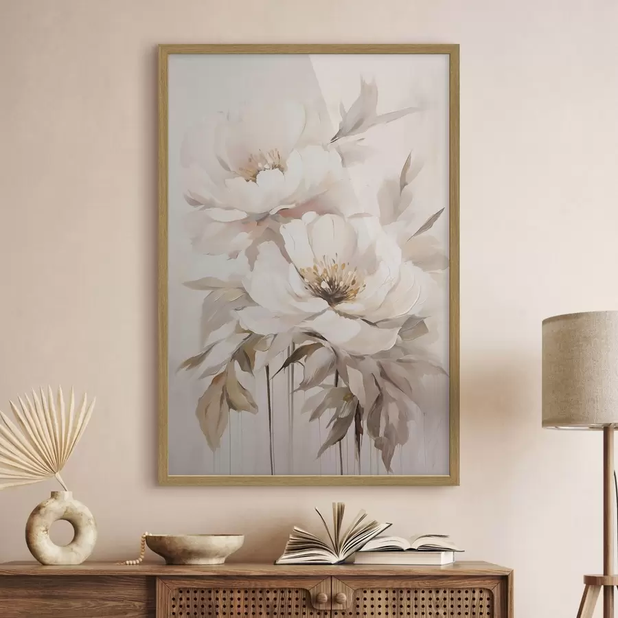 Papier peint photo Une fleur gracieuse aux tons pastel f50911