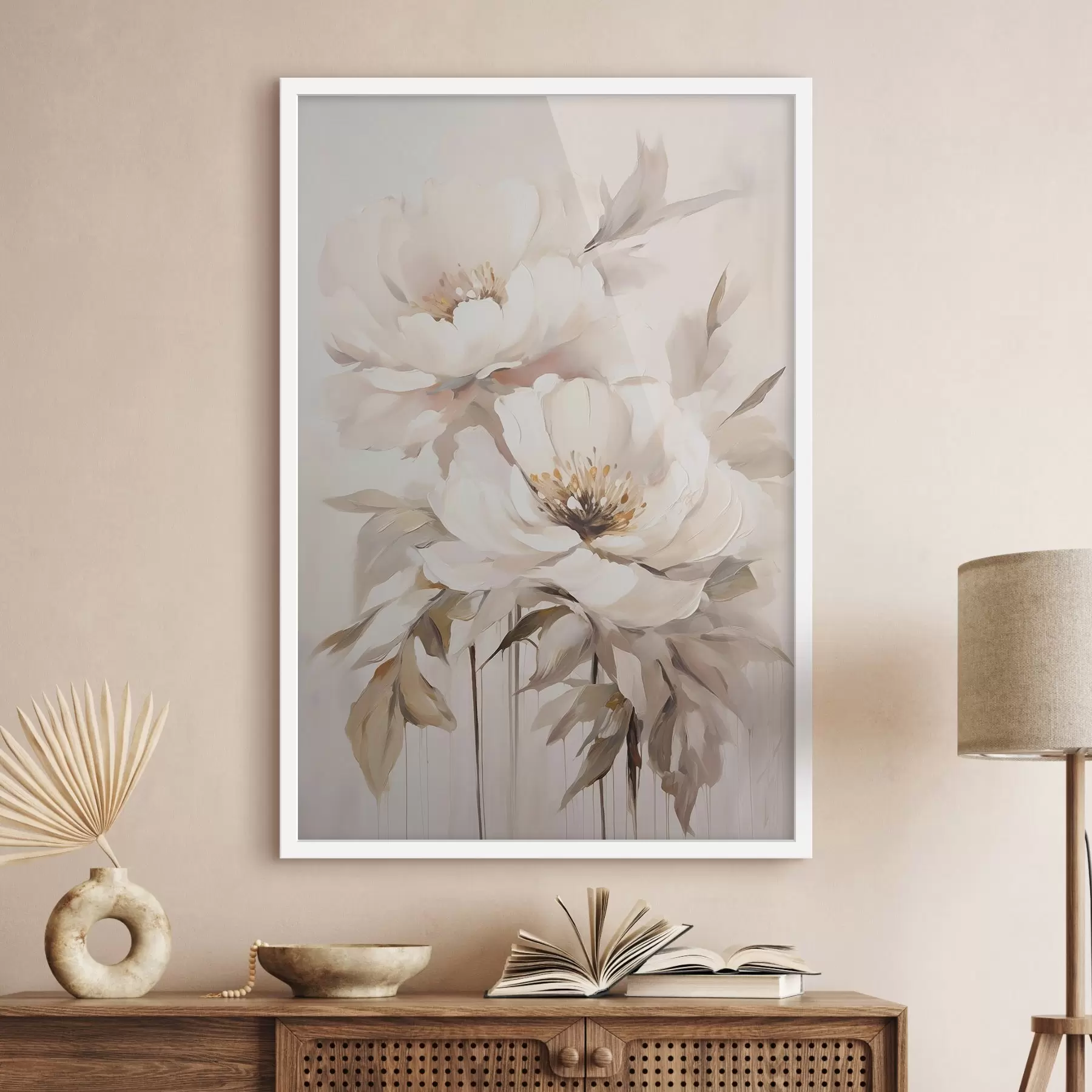 Papier peint photo Une fleur gracieuse aux tons pastel f50911