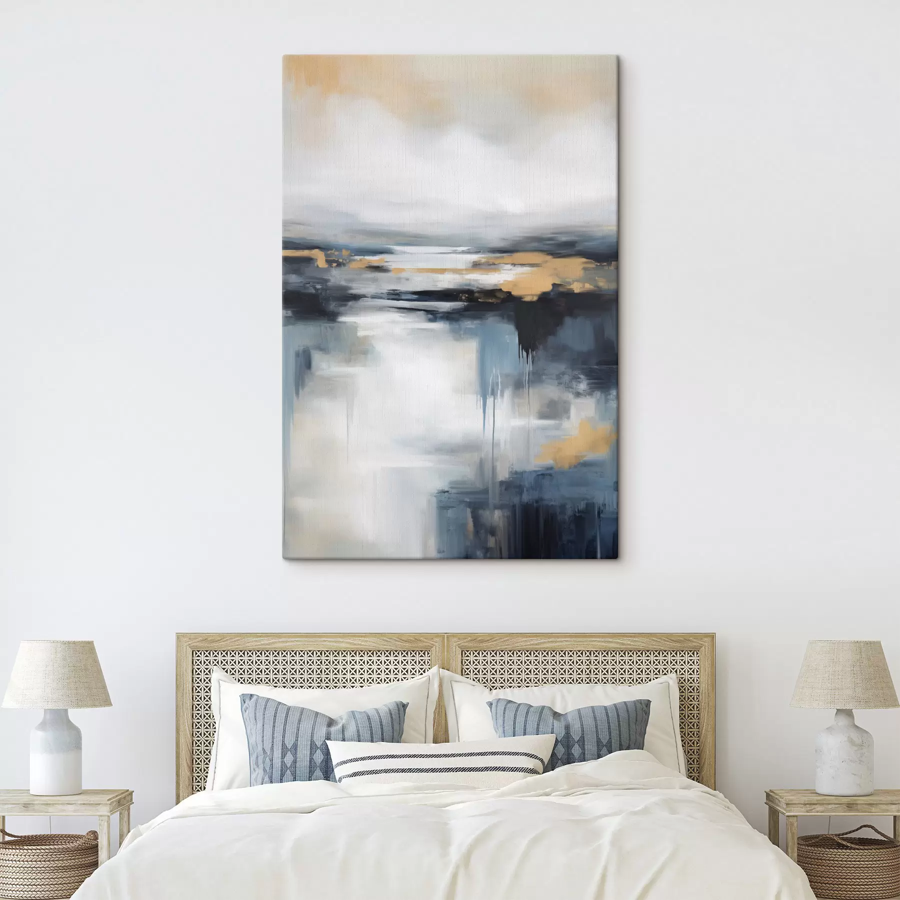  Peintures Lumière argentée sur le lac s50945