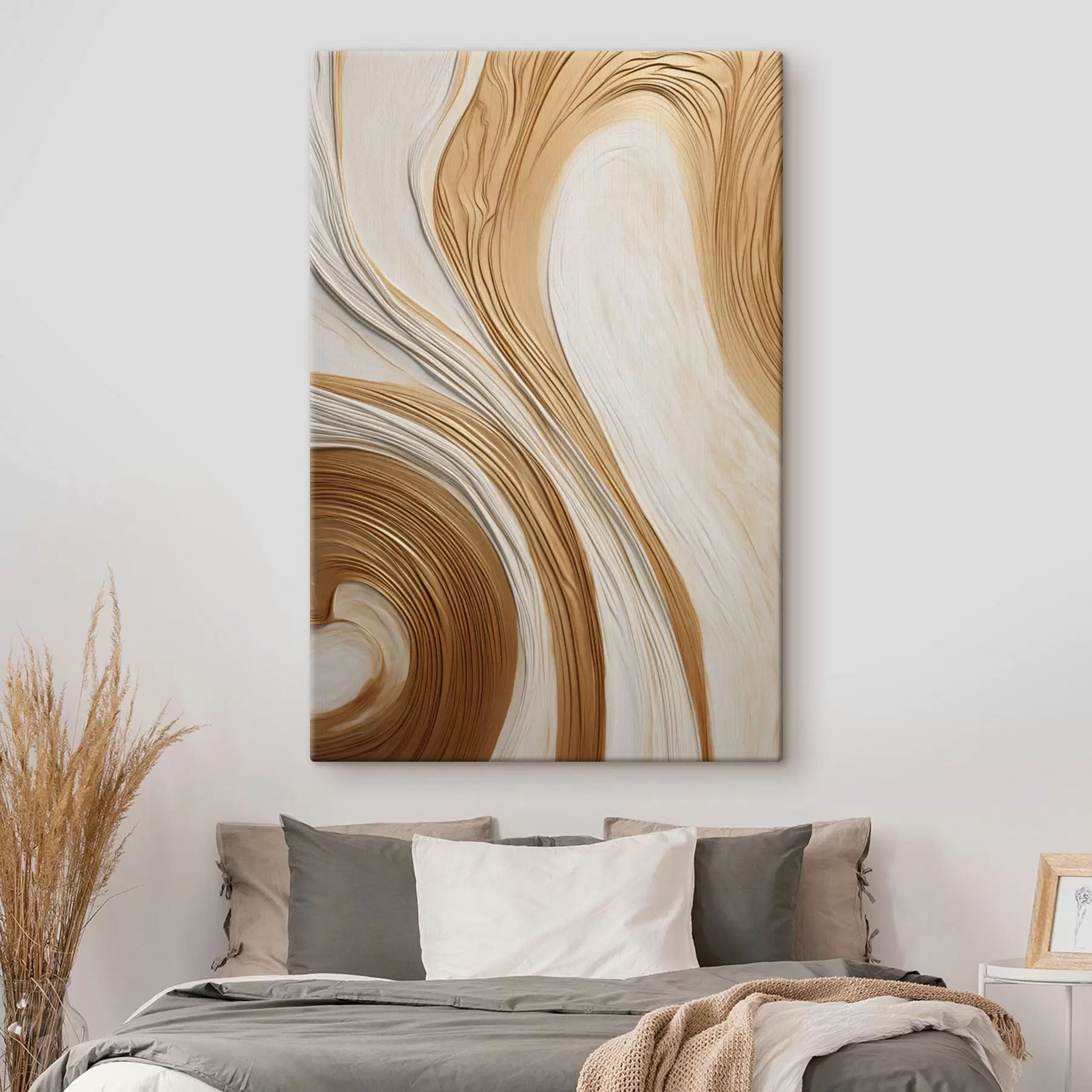 Peintures Lignes ambrées en mouvement s50961