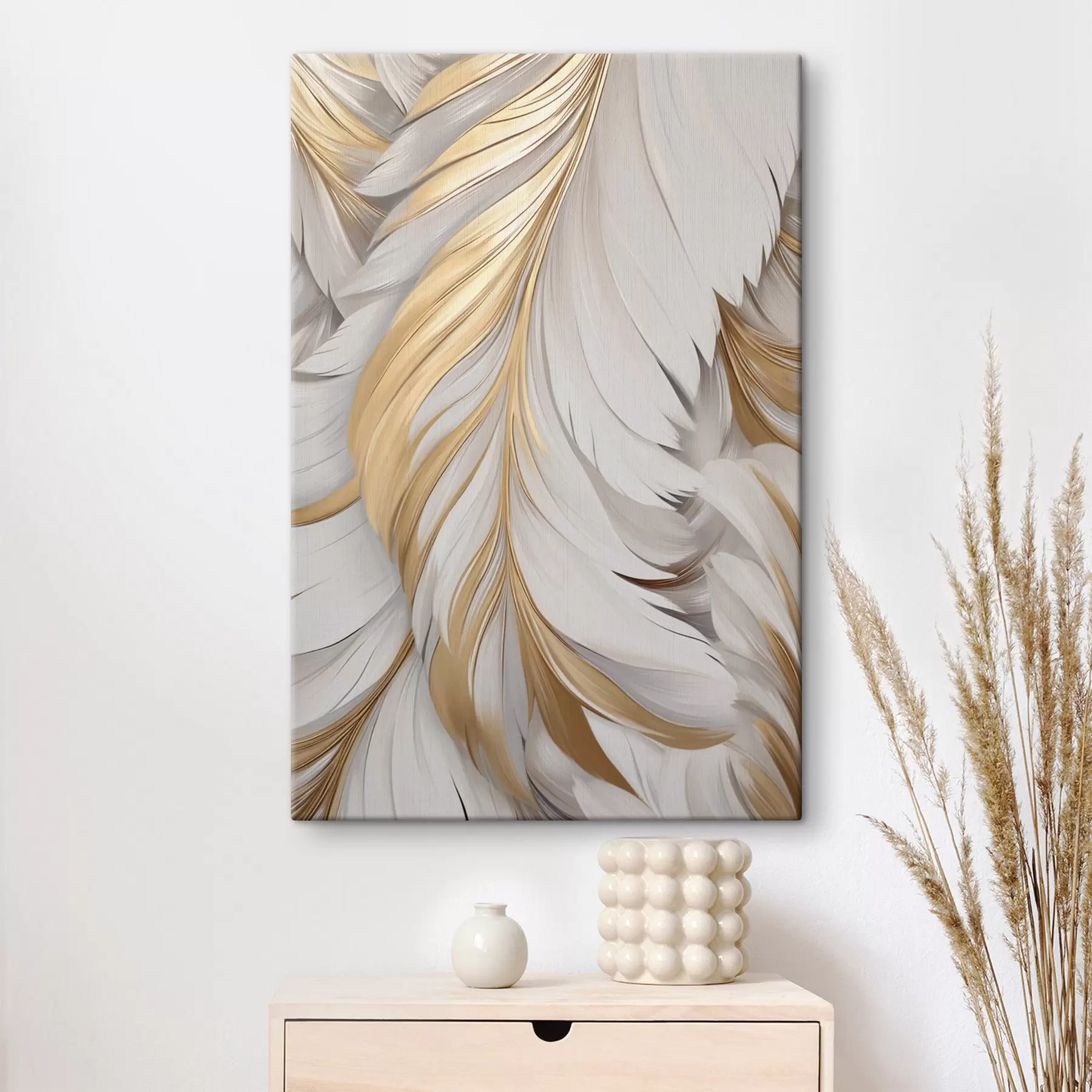  Peintures Élan de plumes ivoire s50970