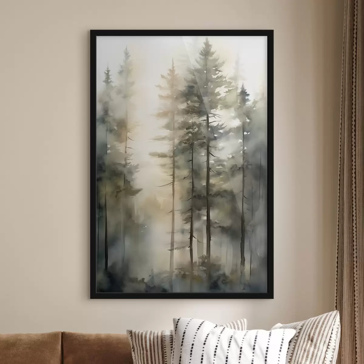 Poster Bos en liefkozing f50947