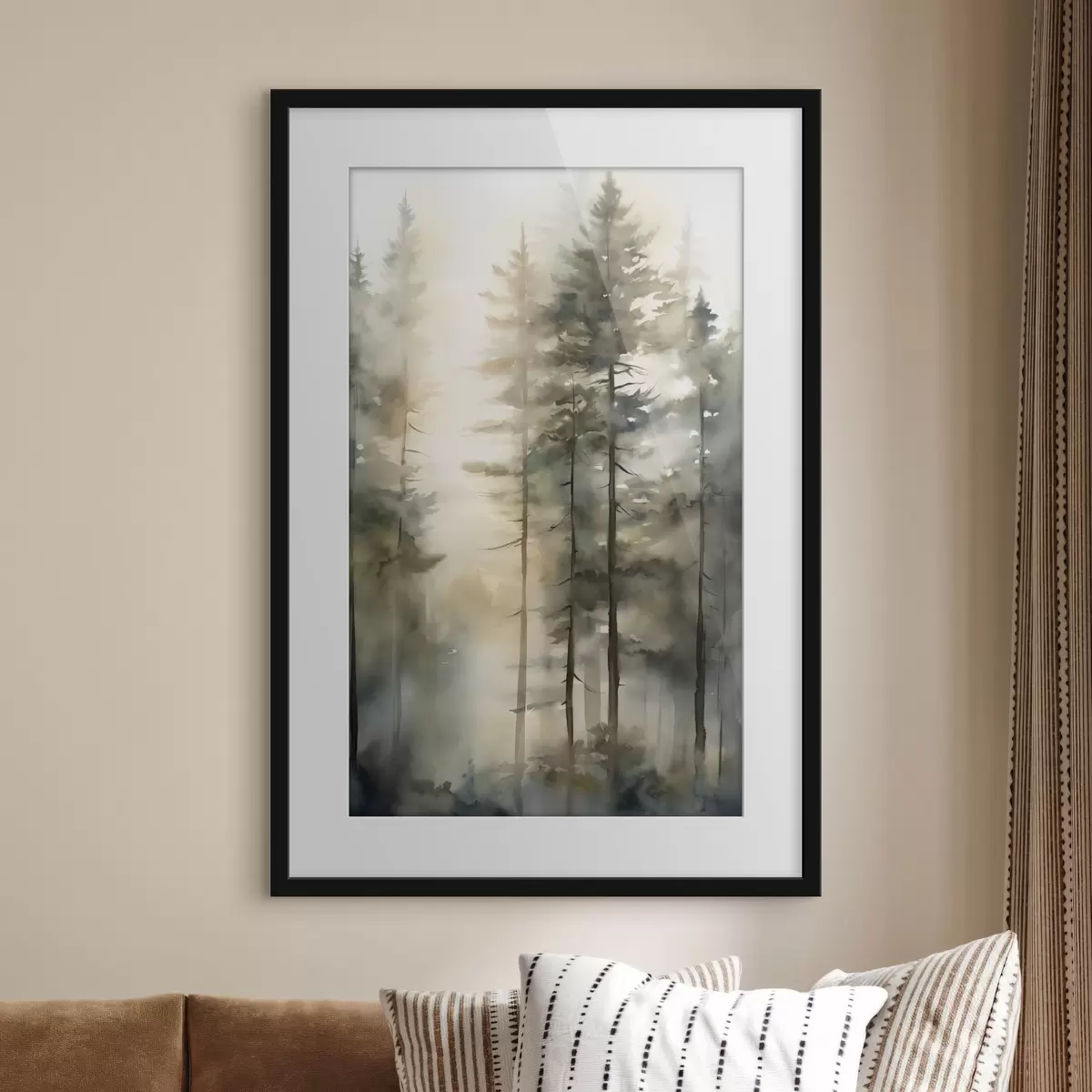 Poster Bos en liefkozing f50947