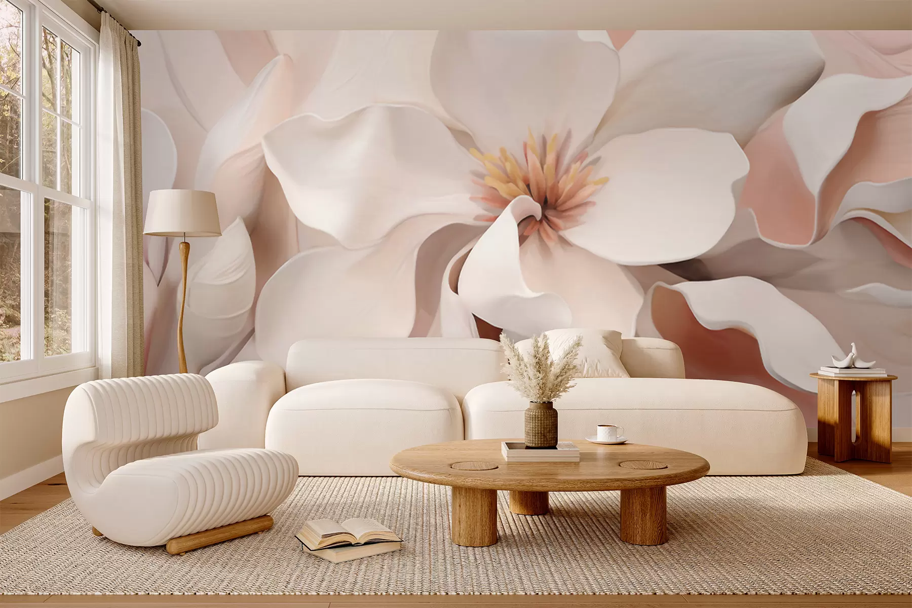 Fotobehang Fantasiebloemen w05985