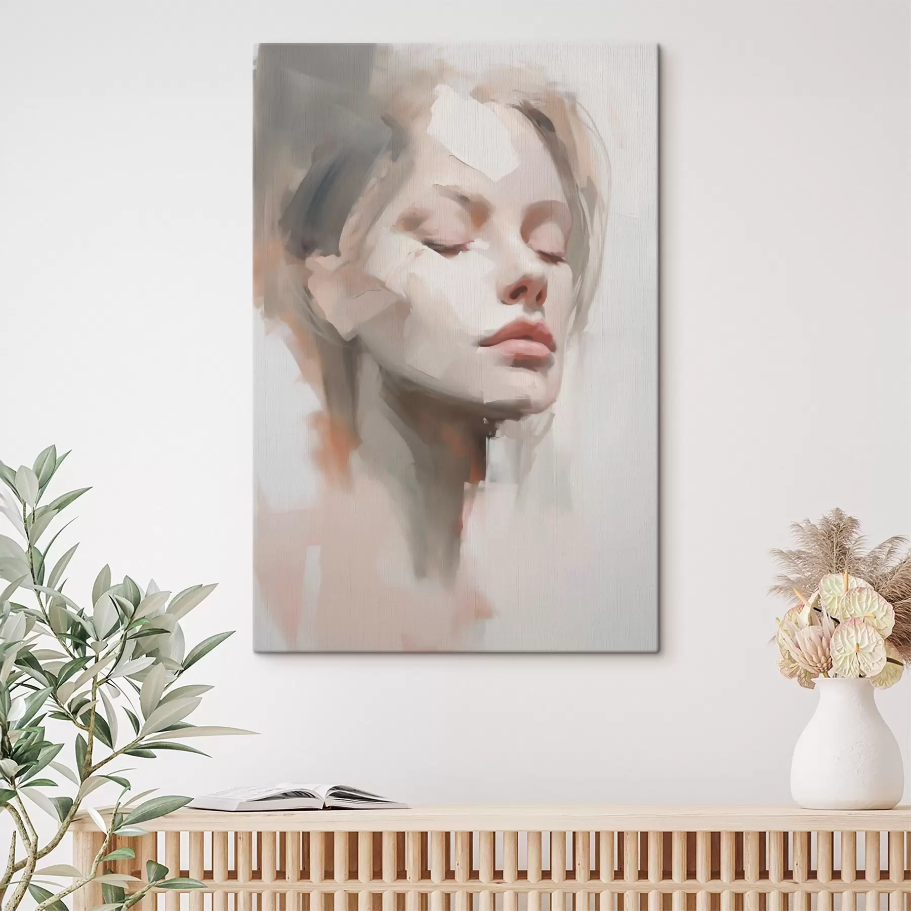  Peintures Visage dans la lumière pâle s50978