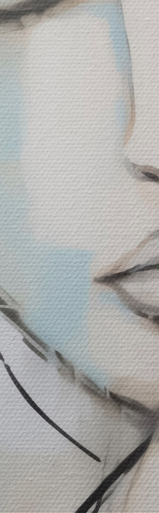  Peintures Portrait abstrait, imitation d'un tableau s50980