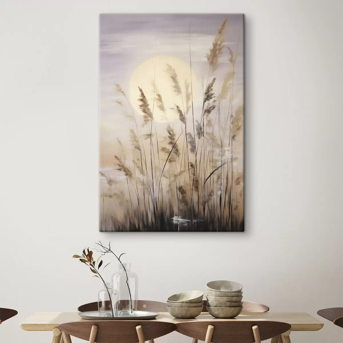 Peintures Herbes abstraites, peinture d'imitation s50986