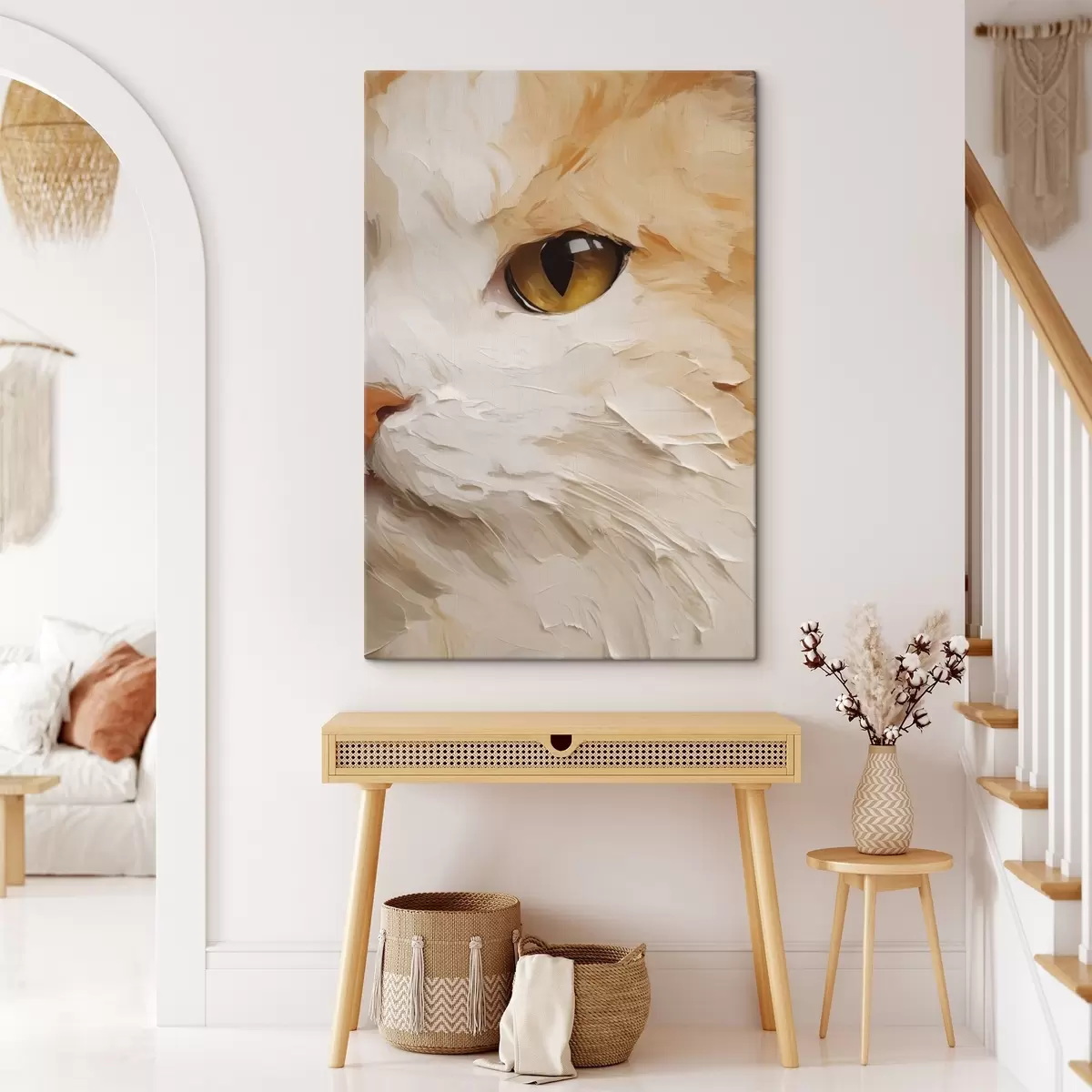  Schilderijen Kat, schilderij in imitatie s50988