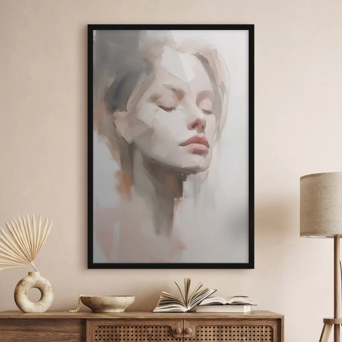 Poster Abstract portret f50978
