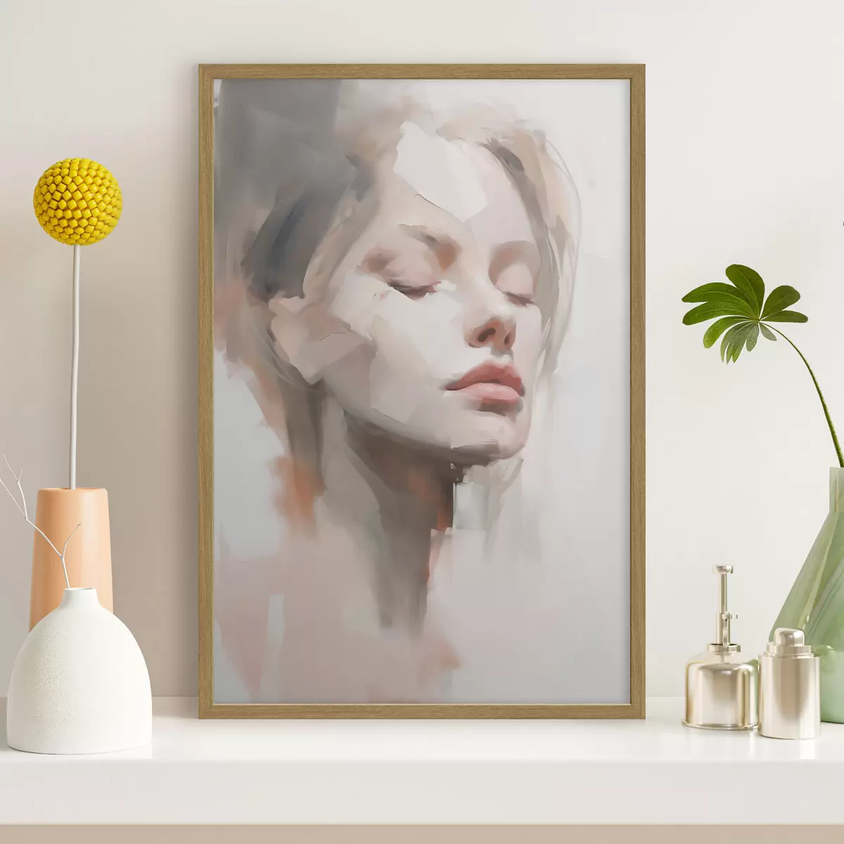 Poster Abstract portret f50978