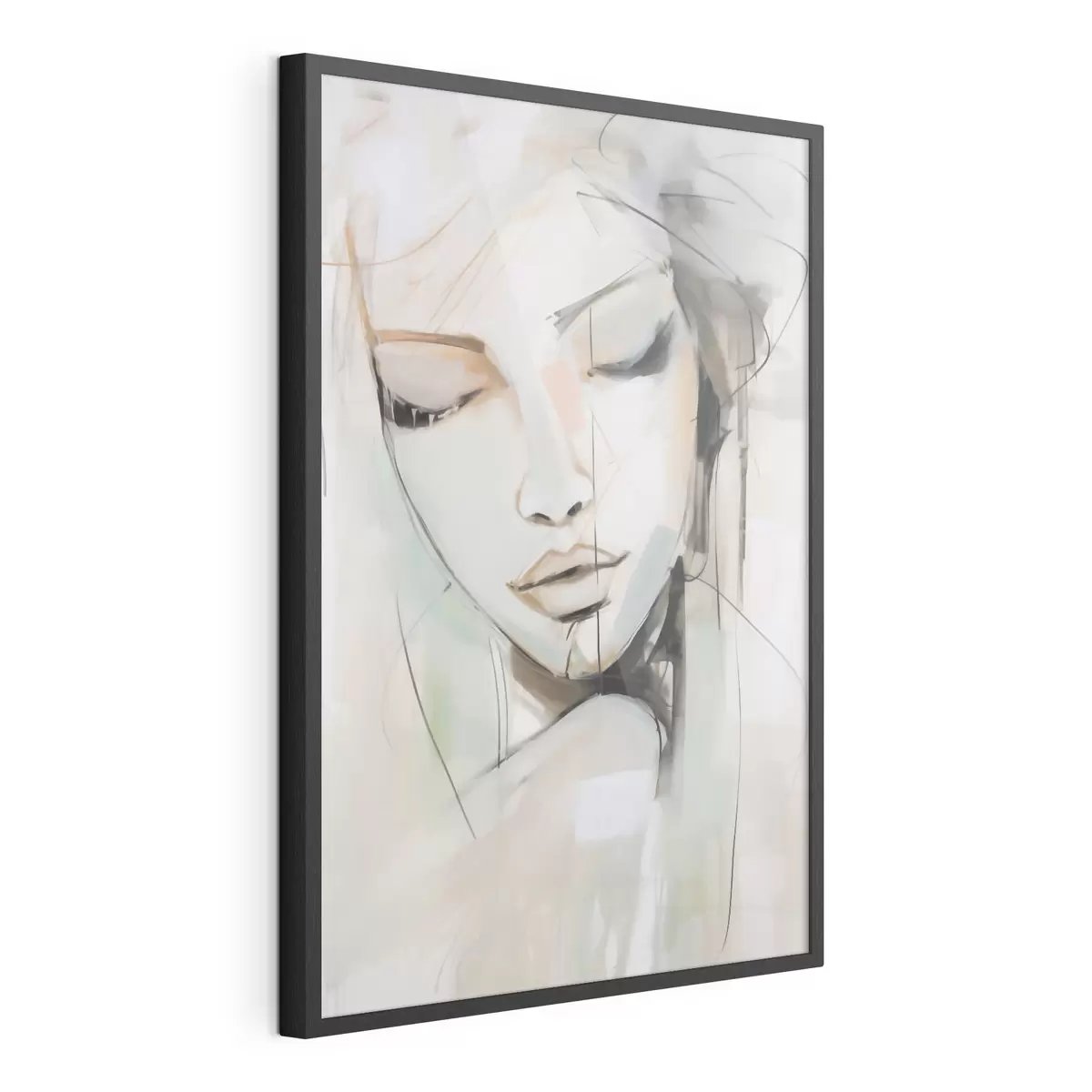 Affiche Portrait, imitation d'un tableau f50979