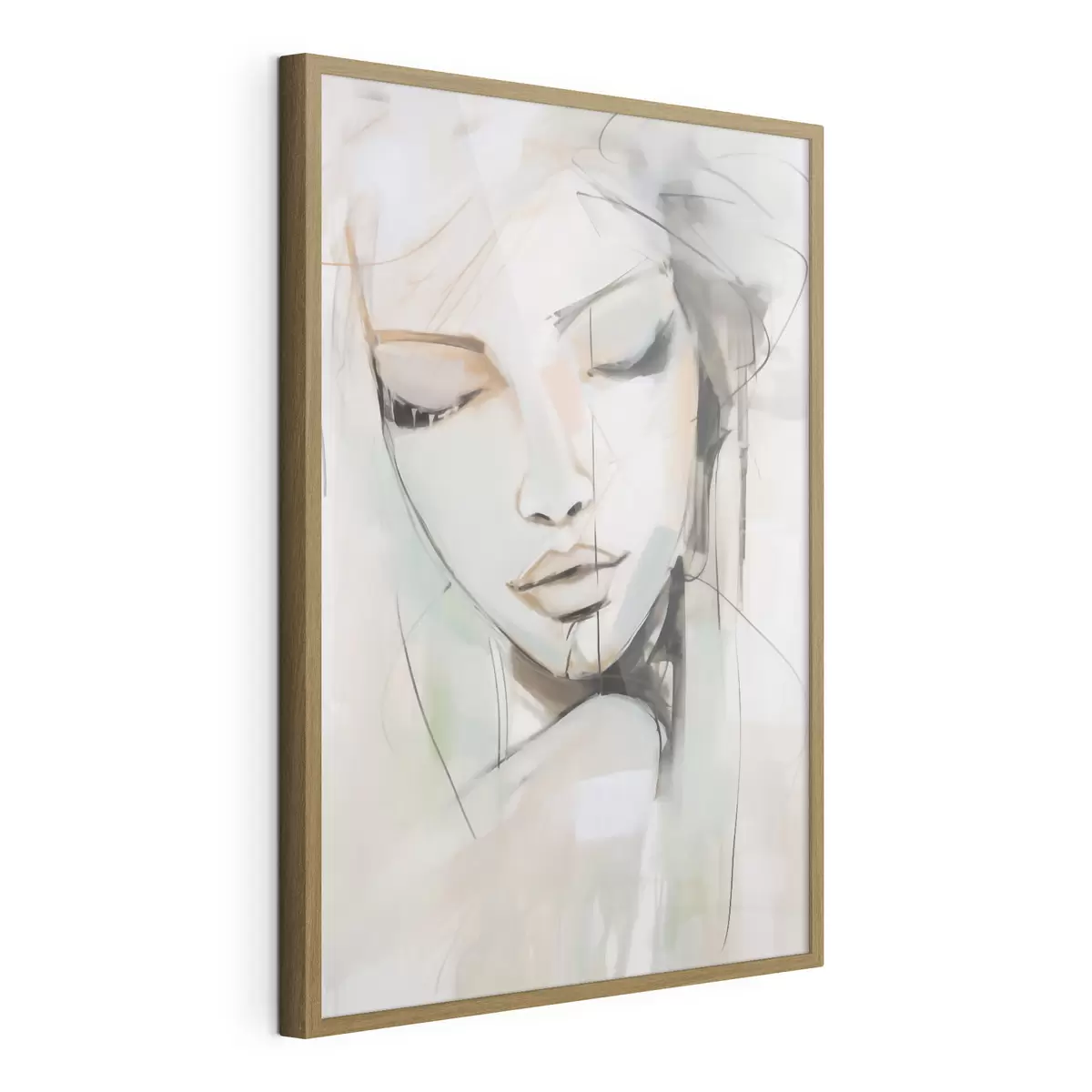 Affiche Portrait, imitation d'un tableau f50979