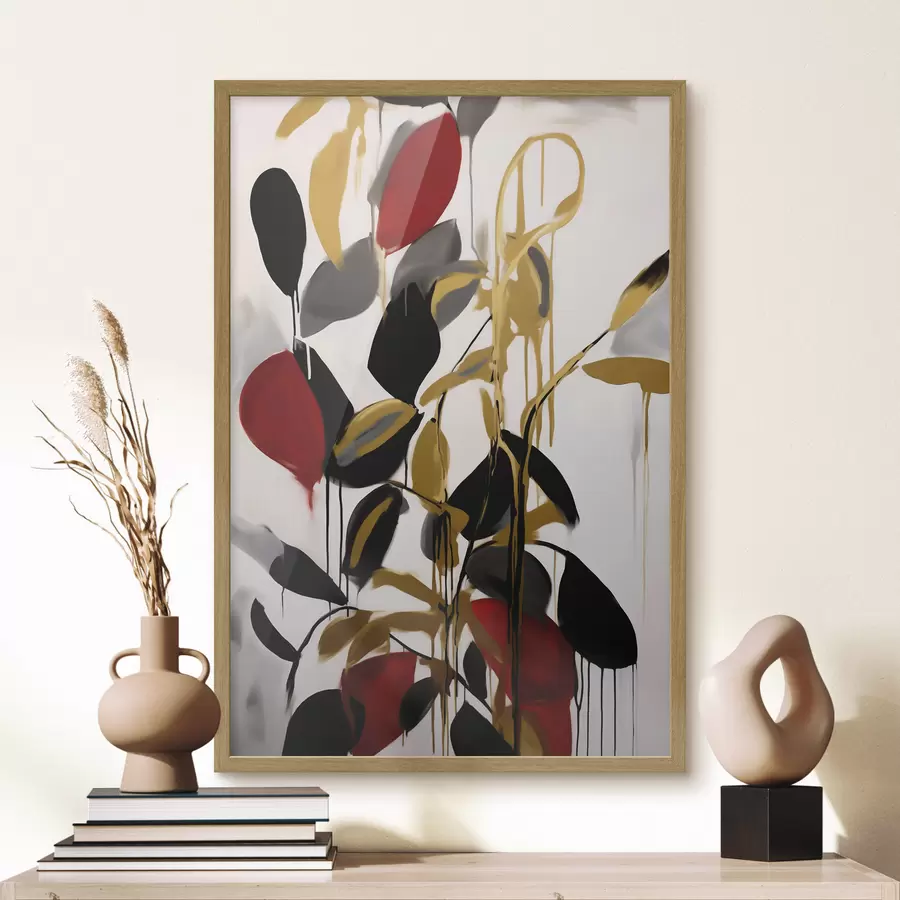 Fotobehang Abstractie, imitatie van de schilderkunst f50983