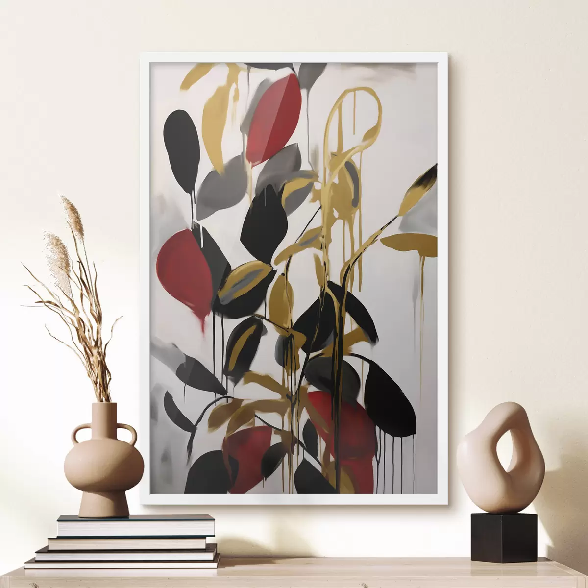 Affiche Abstraction, imitation de la peinture f50983
