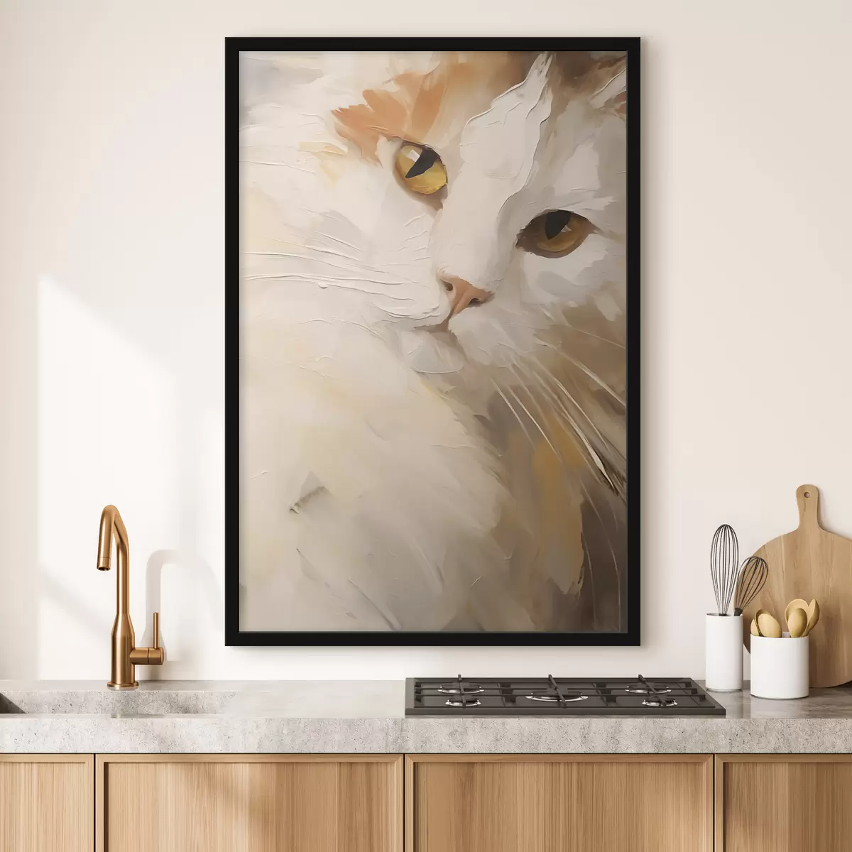 Affiche Chat, peinture d'imitation f50987