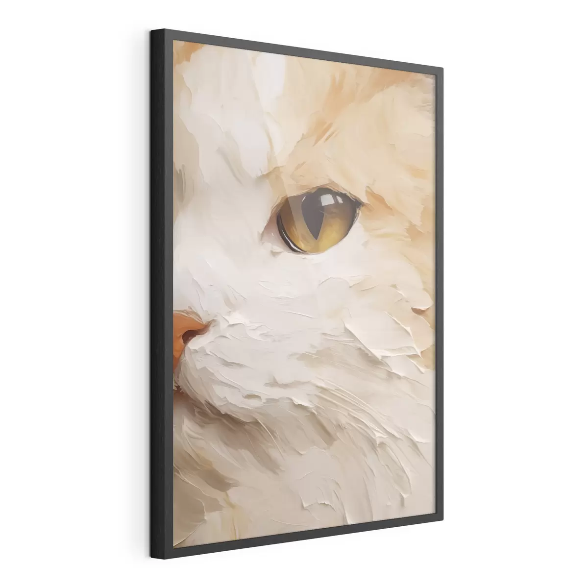 Poster Kat, schilderij in imitatie f50988